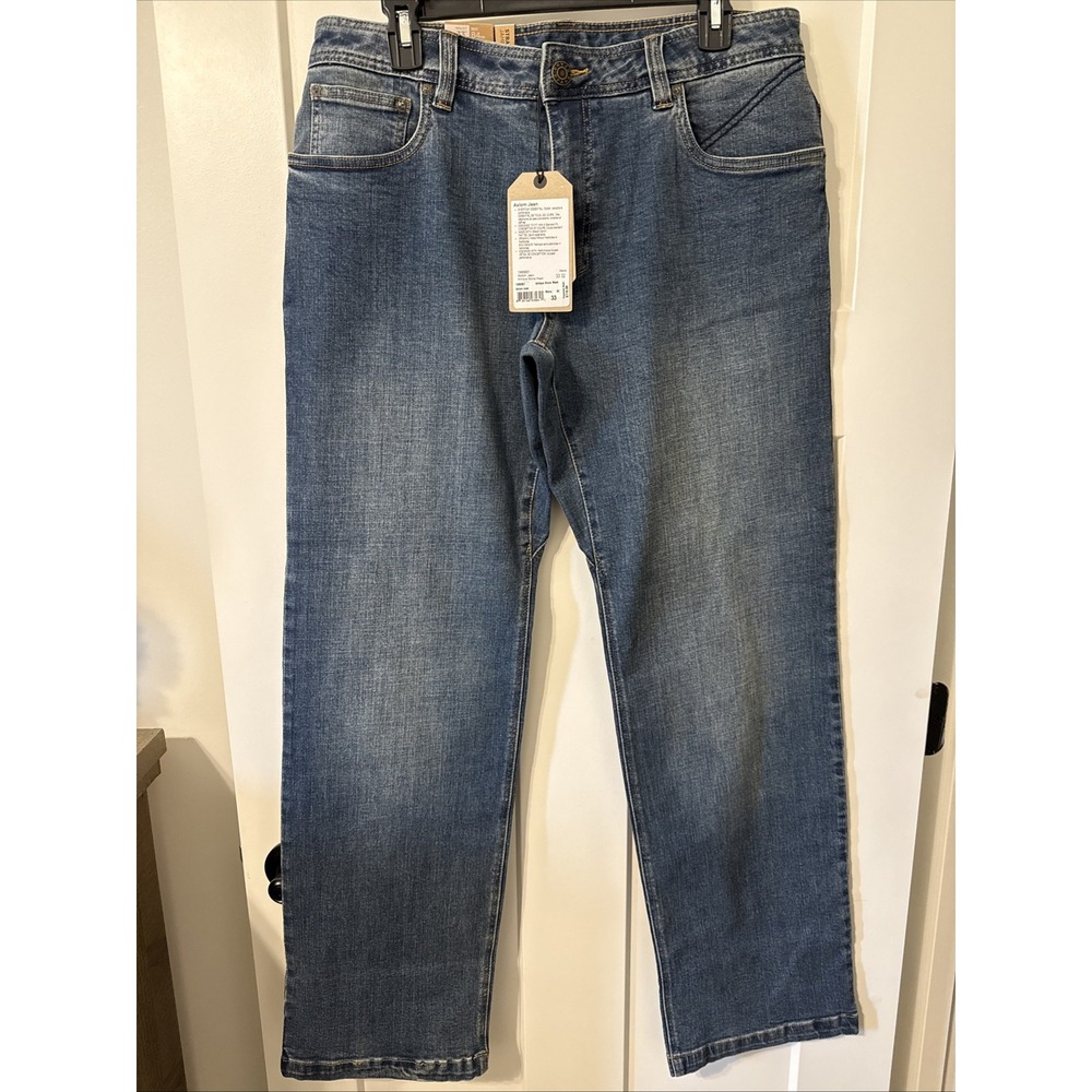 Prana Axiom Jeans Mens Size 33x32 Antique Stone Washed NWT